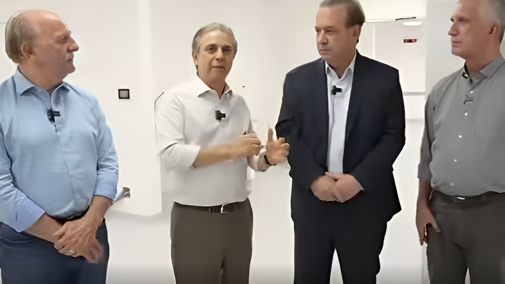 Rubens Furlan recebe em Barueri o secretário de Saúde do estado Dr. Eleuses Paiva