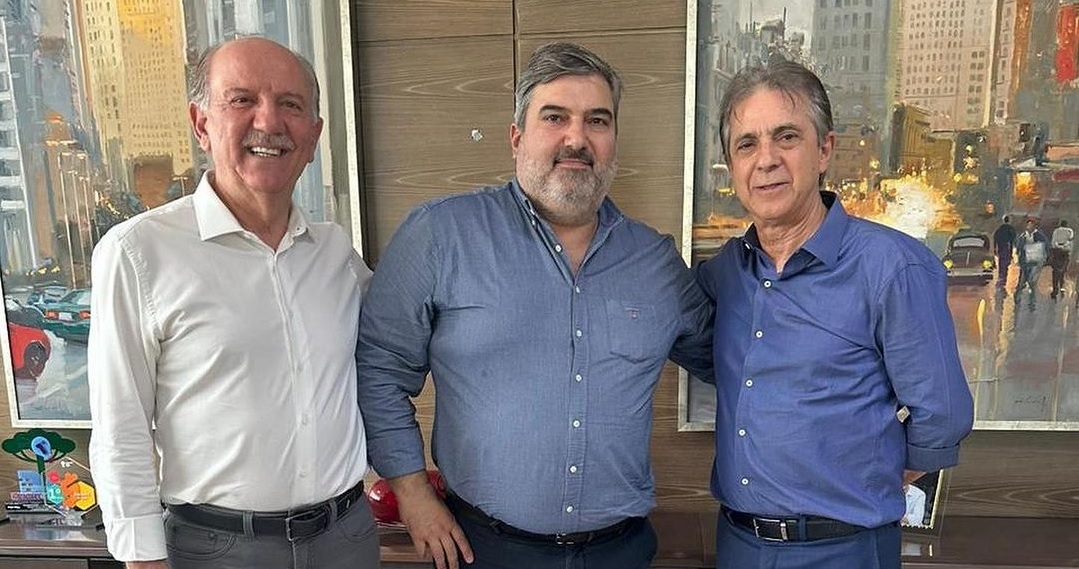 Rubens Furlan e Beto Piteri recebem visita do presidente da Câmara Municipal de Lagos