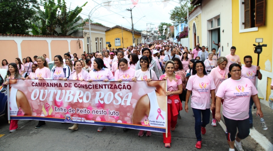 Caminhada do Outubro Rosa será realizada neste domingo (8) 