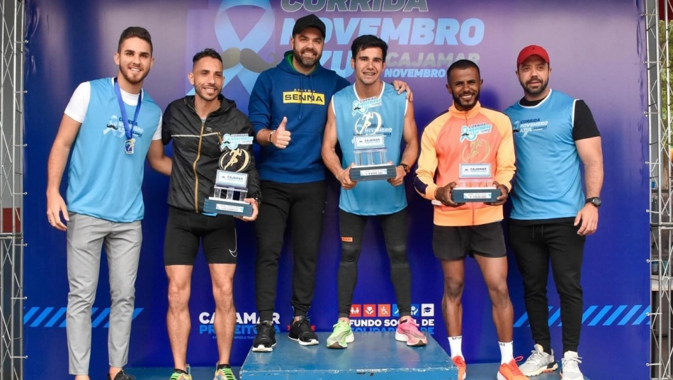 Prefeito Danilo Joan prestigia 4ª edição da Corrida Novembro Azul de Cajamar