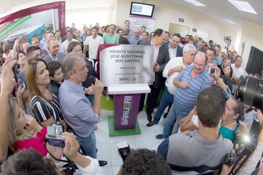 Rubens Furlan inaugura o novo Pronto Socorro do Pq. Imperial 