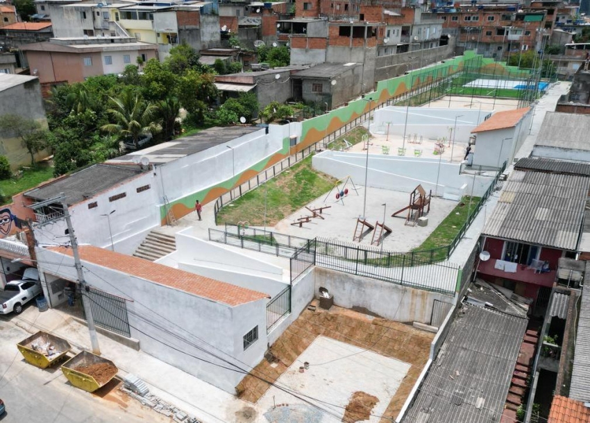 Construção do Parque Municipal do Pq. dos Eucaliptos está na reta final para ser entregue
