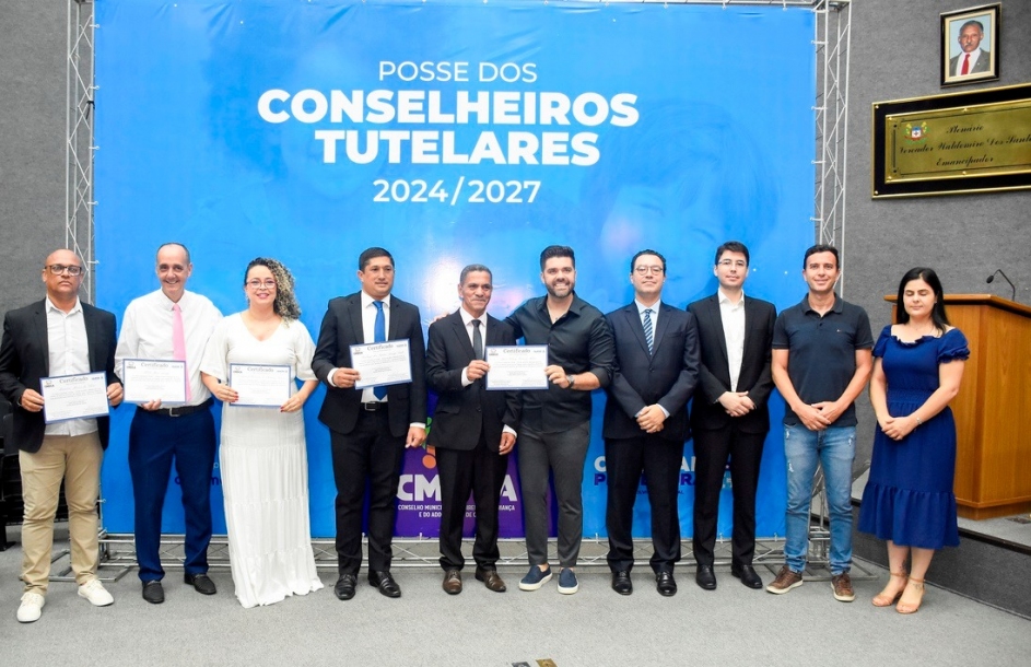 Danilo Joan participa da posse dos cinco novos Conselheiros Tutelares
