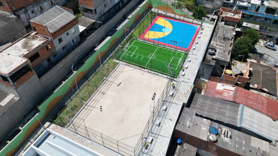 Avançam obras do Parque do Pq. dos Eucaliptos, na região da Fazendinha