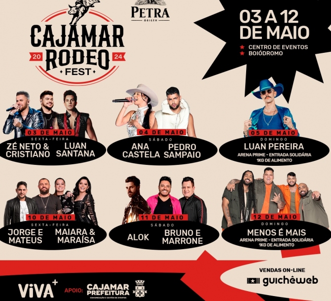 Cajamar Rodeo Fest apresenta grandes shows para 2024