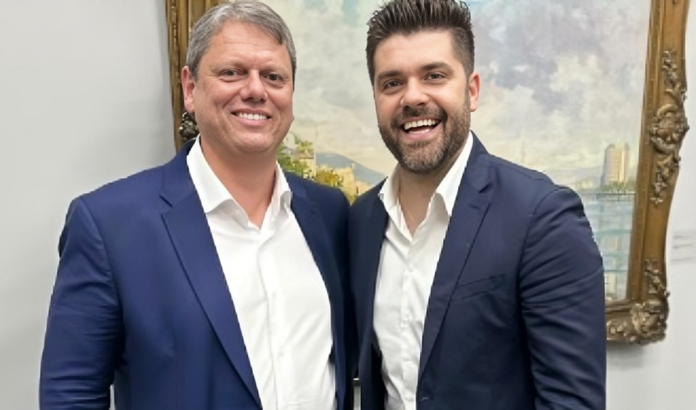 Prefeito Danilo Joan e Governador Tarcísio discutem projetos estratégicos para Cajamar