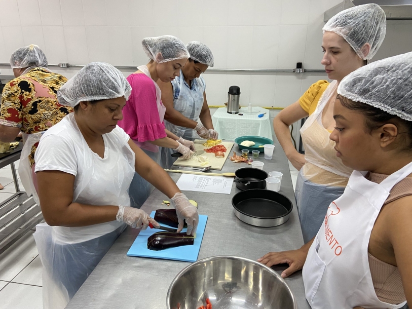Fundo Social de Cajamar realizou curso de ⁠alimentação saudável 