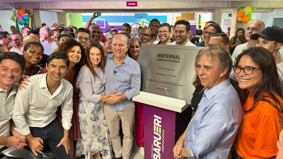 Furlan e Beto Piteri entregam Maternal no Jardim Votupoca