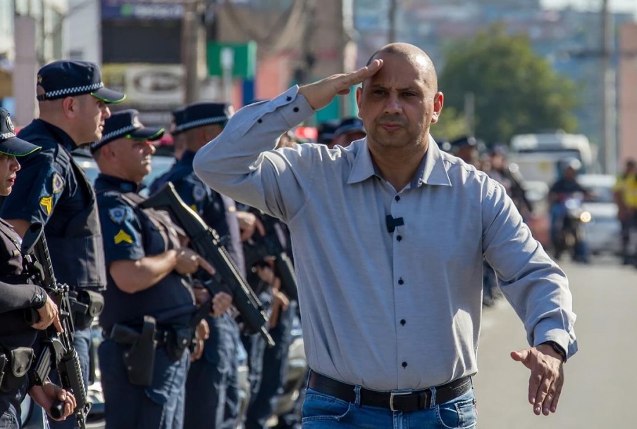 Marcos Tonho acompanha operação Cidade Segura em Santana de Parnaíba 