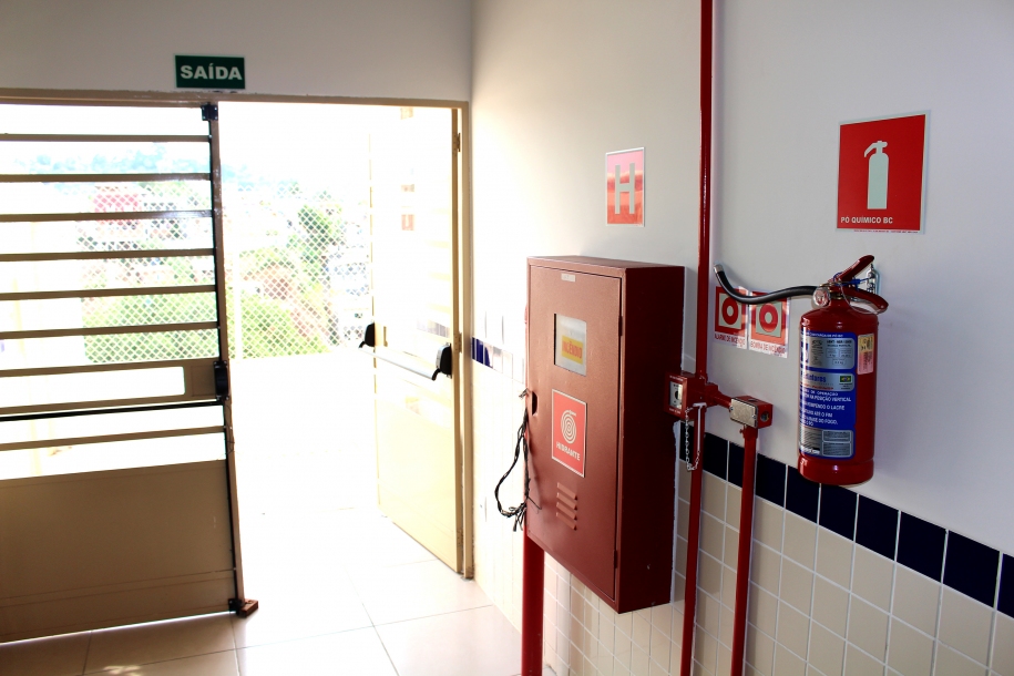 Sistema de Combate a Incêndio garante mais segurança aos alunos 