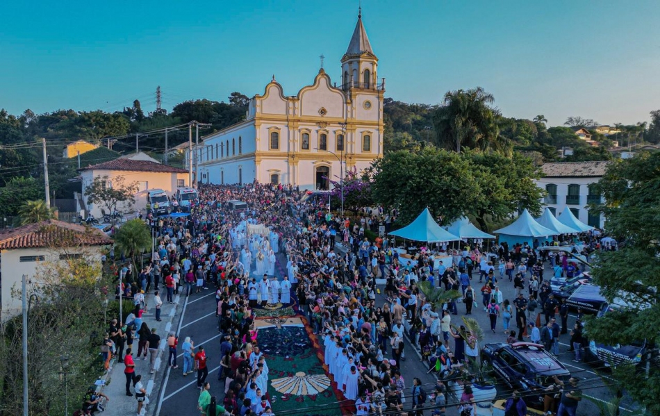 Festa de Corpus Christi de Santana de Parnaíba terá um tapete com 60 obras