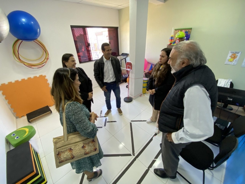 São Sebastião Visita Centro de Apoio Educacional Especializado de Cajamar