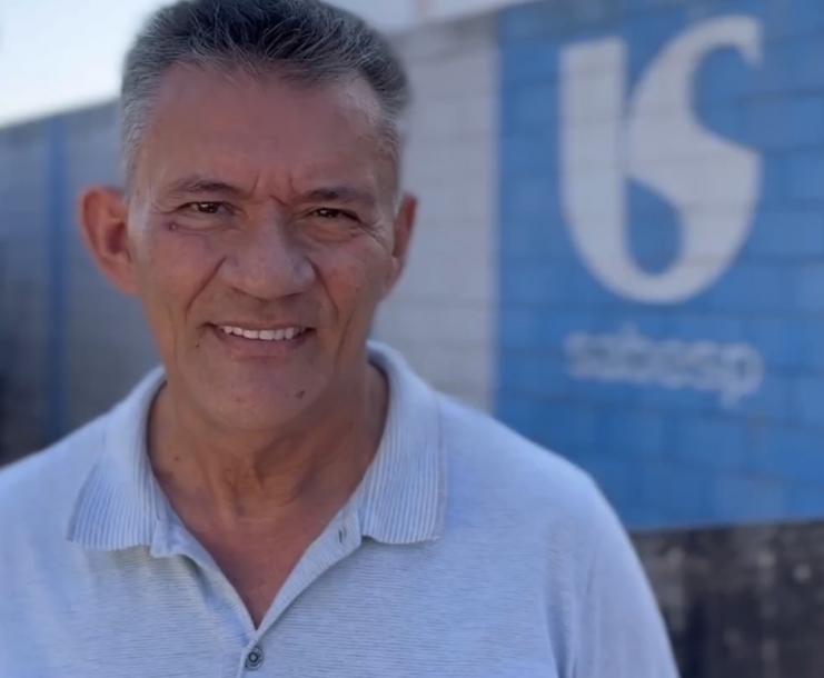 Tarcisio do Mercado realiza vistoria nas obras do novo reservatório de água do Polvilho