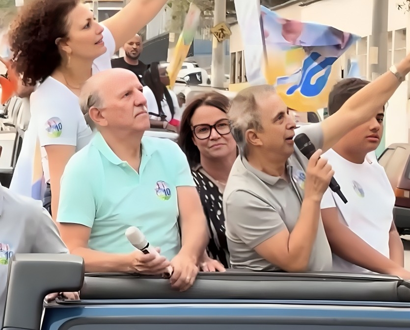 Rubens Furlan e Beto Piteri realizam carreata pelo Jardim Belval