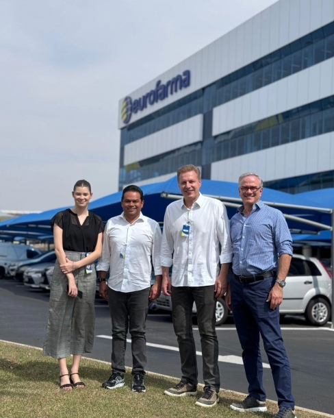 Igor Soares e teco Godoy visitam Eurofarma e discutem parcerias para Itapevi