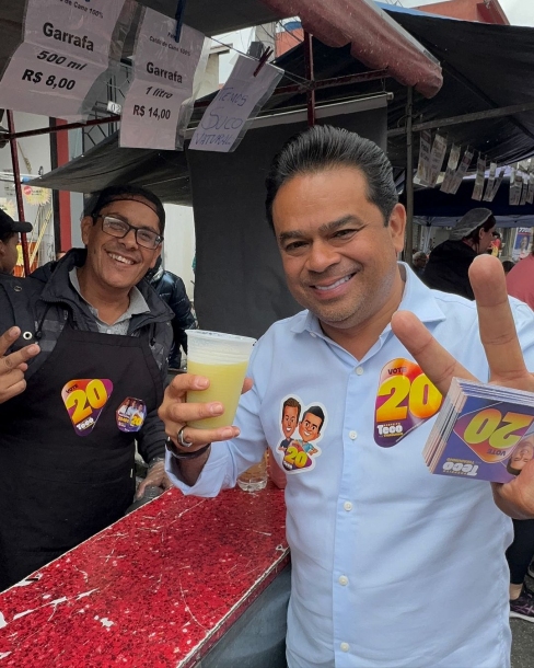 Teco Godoy reafirma compromisso com Itapevi em visita à Feira do Parque Suburbano