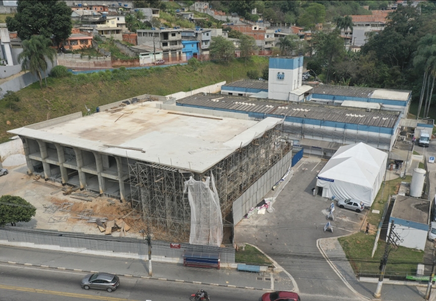 Avança obra de construção da nova Maternidade e ampliação do Hospital em Cajamar