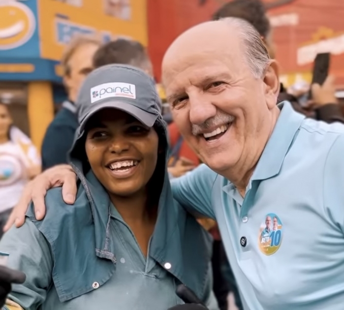 Furlan e Piteri reforçam compromissos durante caminhadas e reuniões em Barueri