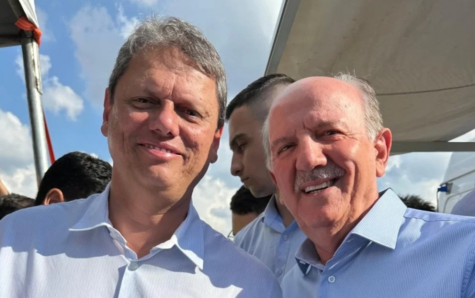 Tarcísio reafirma apoio a Beto Piteri como candidato a prefeito de Barueri