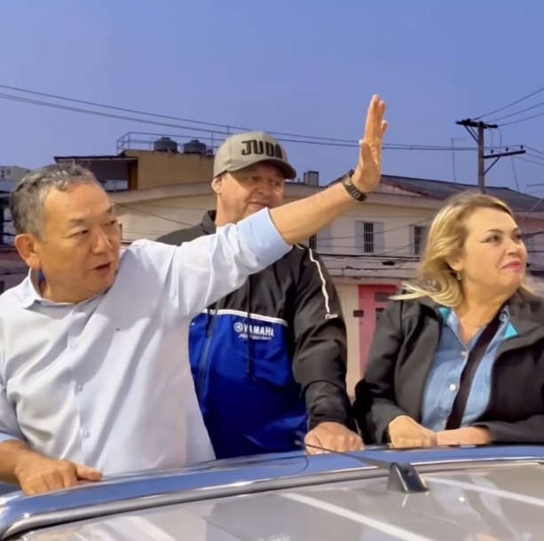 Doutor Sato agradece eleitores após reeleição para Prefeito de Jandira