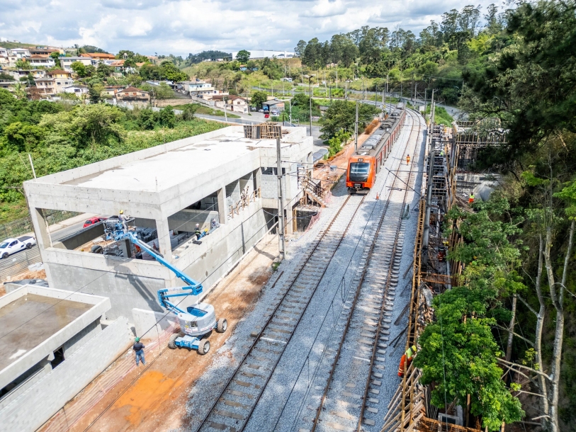 Nova estação Ambuitá em Itapevi deve ser entregue em Janeiro