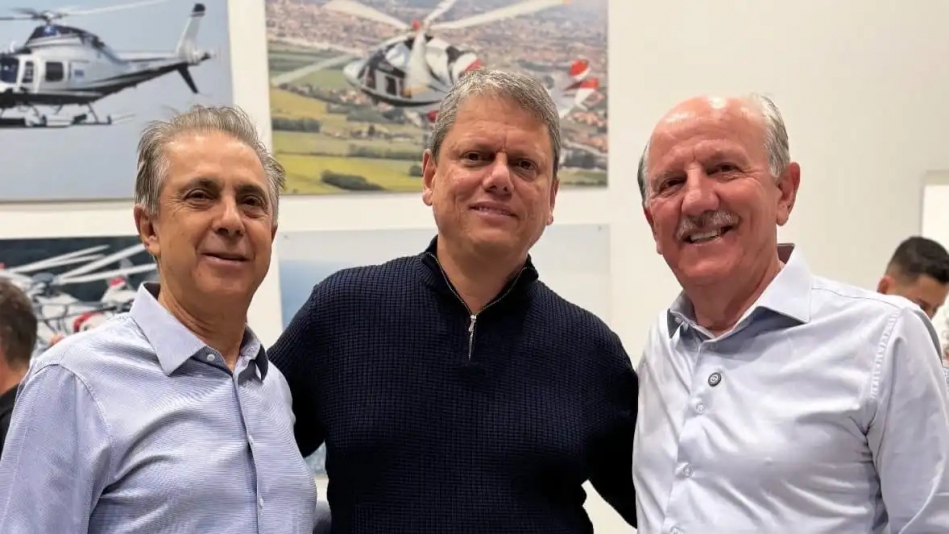 Governador Tarcísio reforça seu apoio a Beto Piteri para prefeito de Barueri