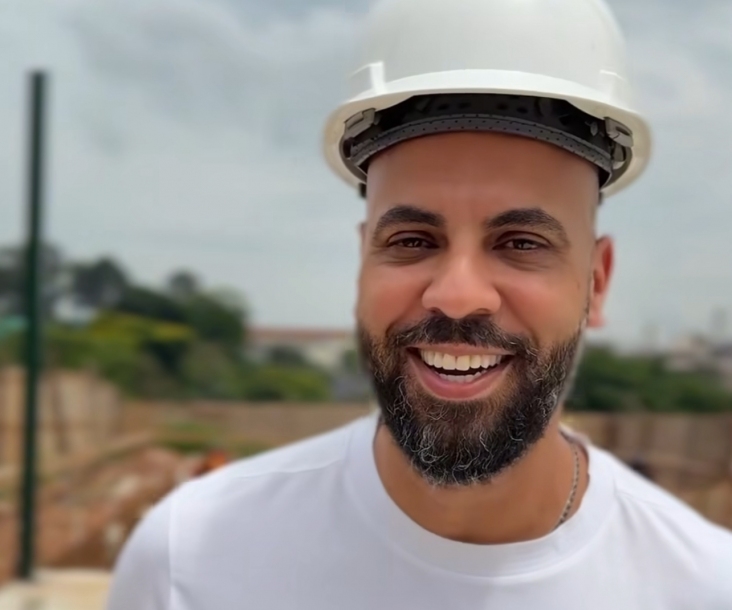 Gerson Pessoa acompanha obras de construção da nova UBS no Jardim Santa Maria 