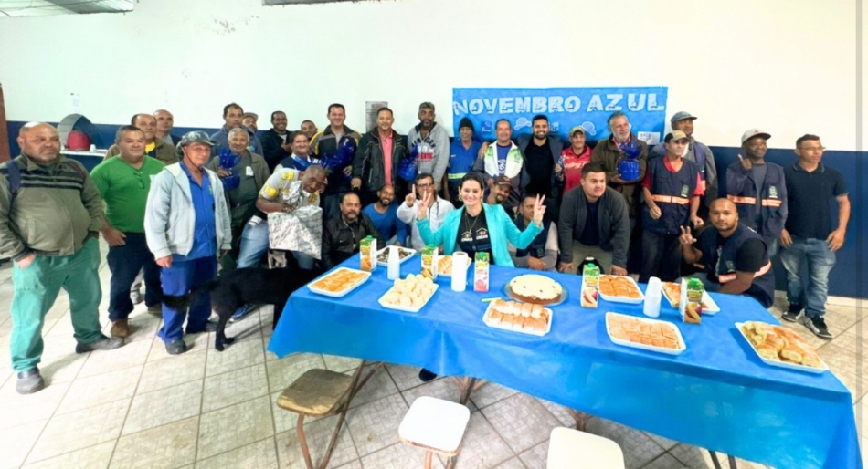 CRAS Fátima promove palestra sobre Novembro Azul para servidores de Jandira