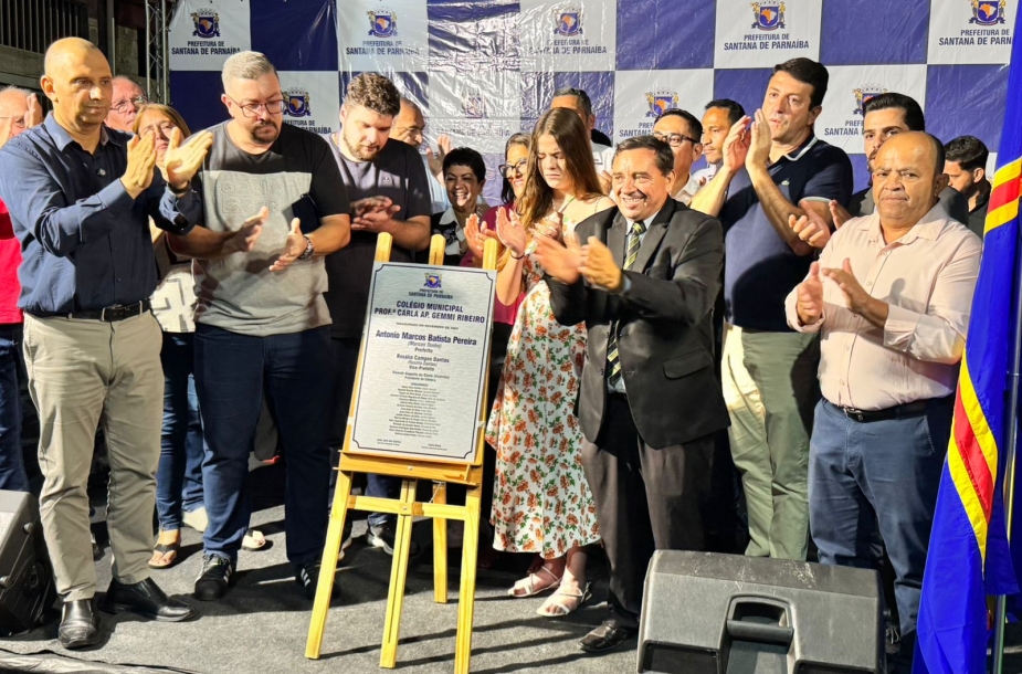 Marcos Tonho e Elvis Cezar inauguram novo Colégio Municipal que beneficiará 800 alunos
