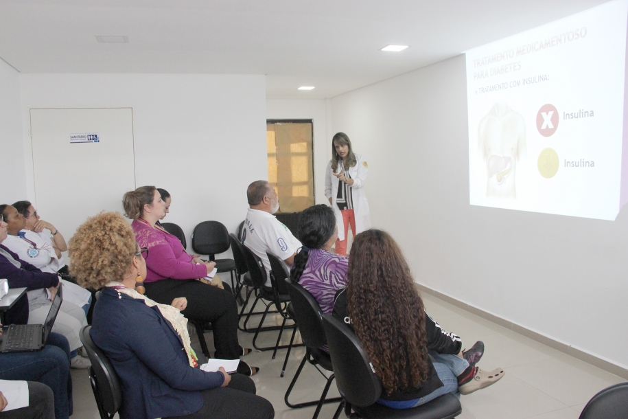 Grupo da UBS do Audir atende pacientes de diabetes e hipertensão 