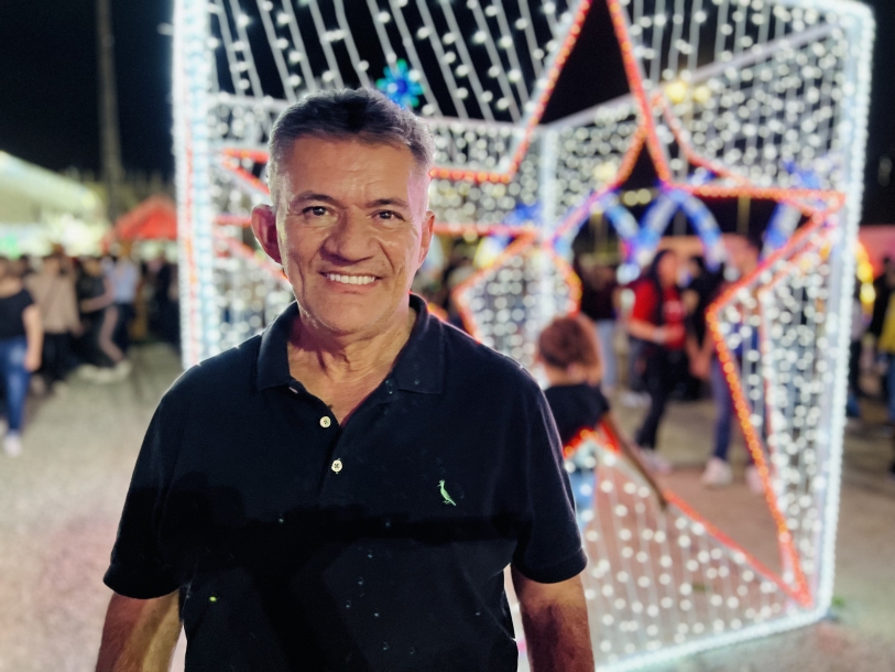 Tarcisio do Mercado prestigia abertura do Natal Cajamar Feliz 