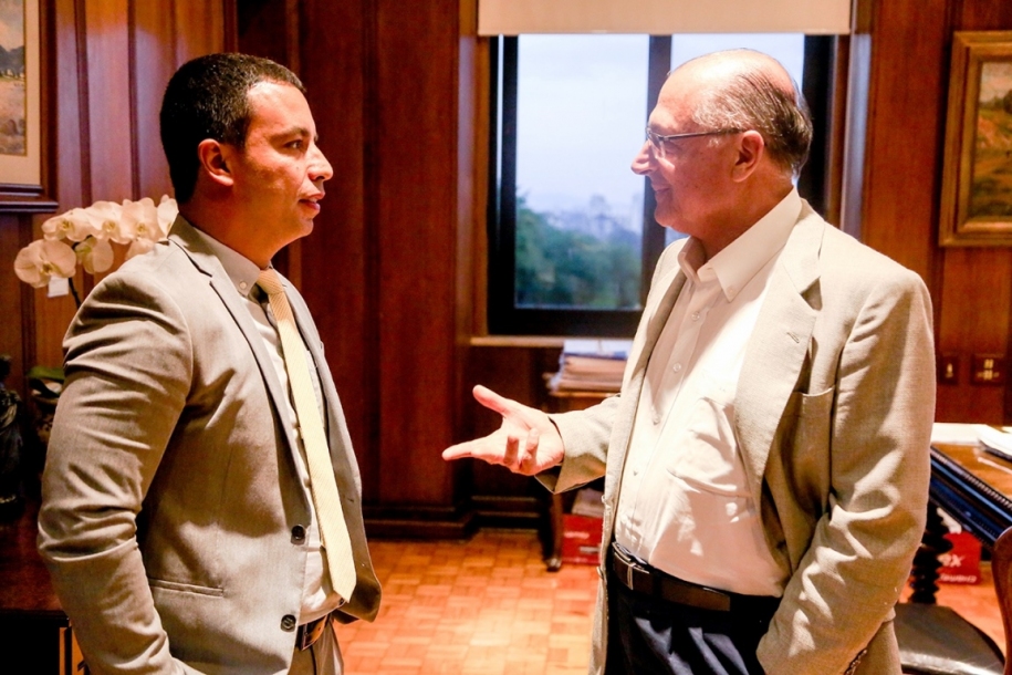 Rogério Lins se reúne com governador Geraldo Alckmin