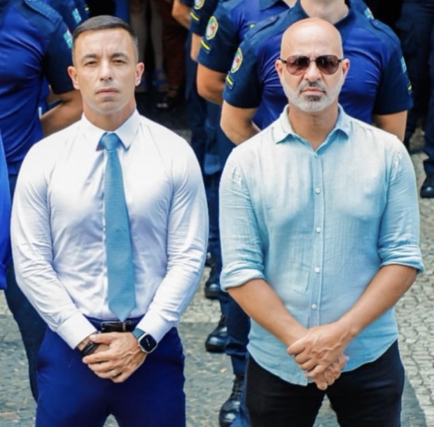 Rogério Lins homenageia secretário-adjunto de Segurança que foi assassinado