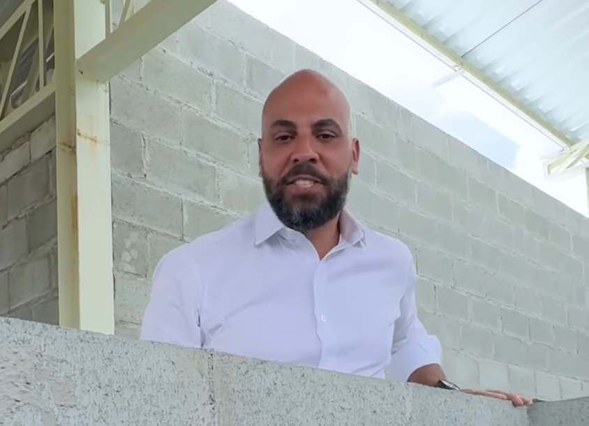 Gerson Pessoa acompanha obras de construção da nova UBS Santa Maria