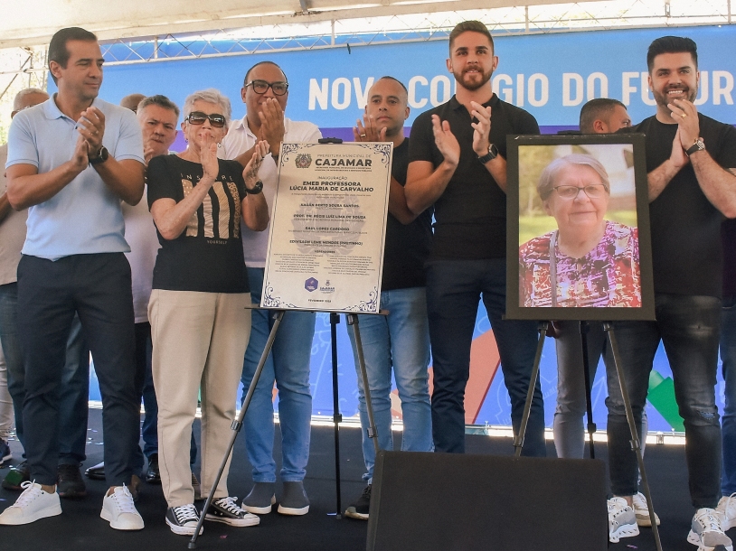 Kauan Berto inaugura novo Colégio Lúcia Maria de Carvalho no Polvilho
