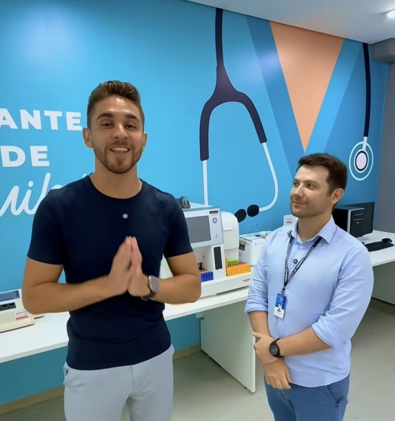 Kauan Berto anuncia Parque Tecnológico para exames de sangue no Complexo de Saúde