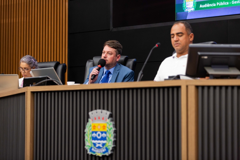 Secretaria de Finanças presta contas da Prefeitura para os parlamentares 