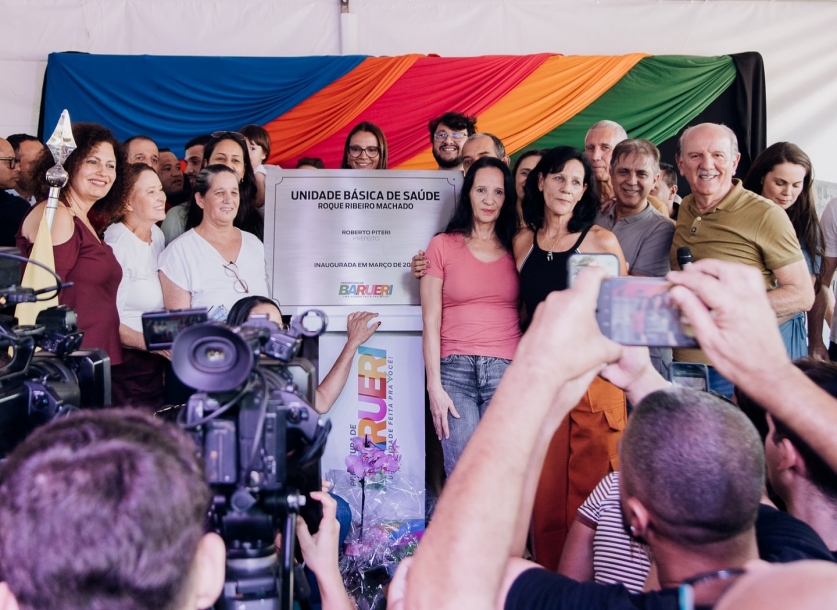 Beto Piteri e Rubens Furlan entregam nova UBS no Bairro Jardim do Líbano