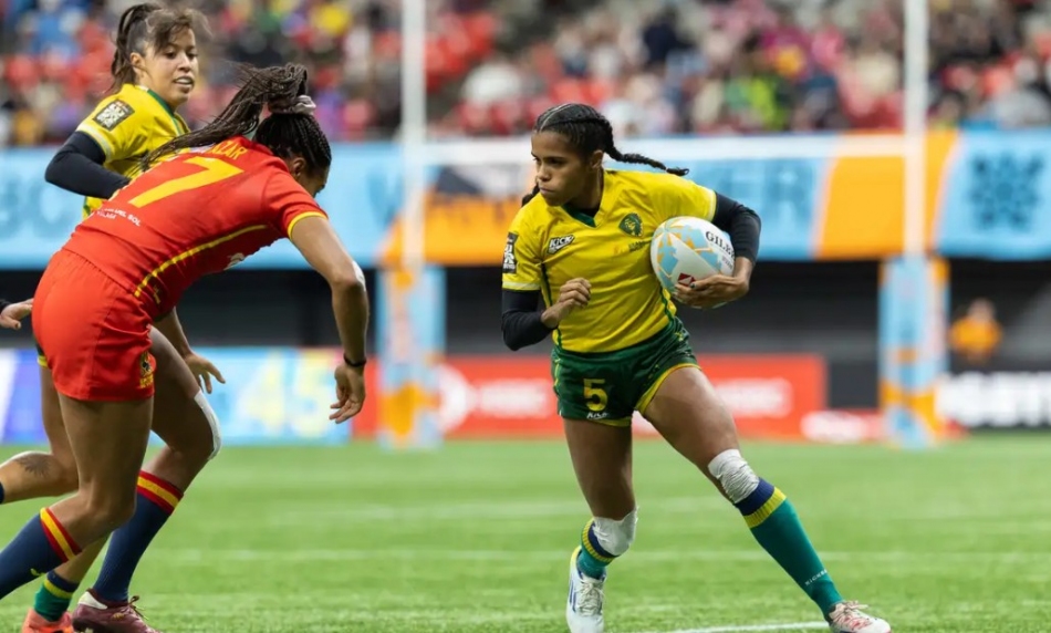 Seleção feminina bate China em 5ª etapa do circuito de rugby sevens