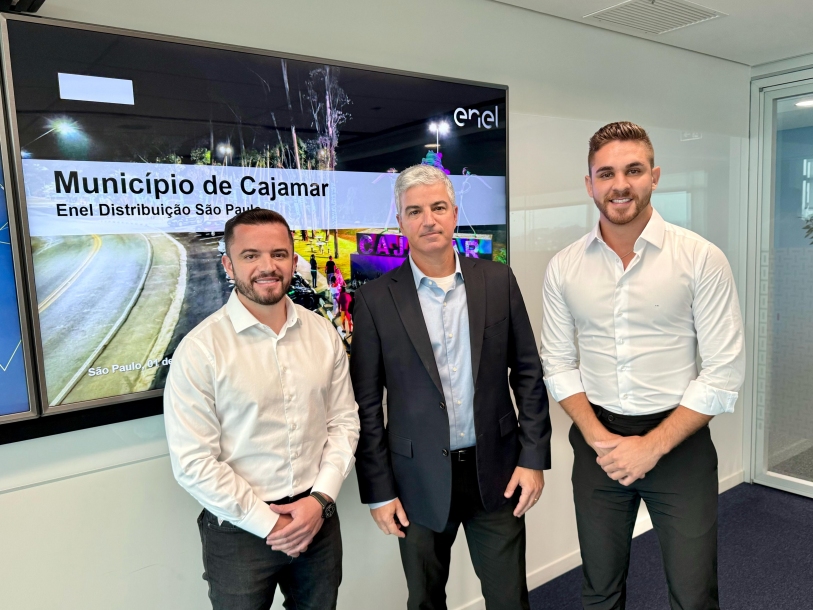 Kauãn Berto se reúne com presidente da Enel para cobrar melhorias no atendimento em Cajamar