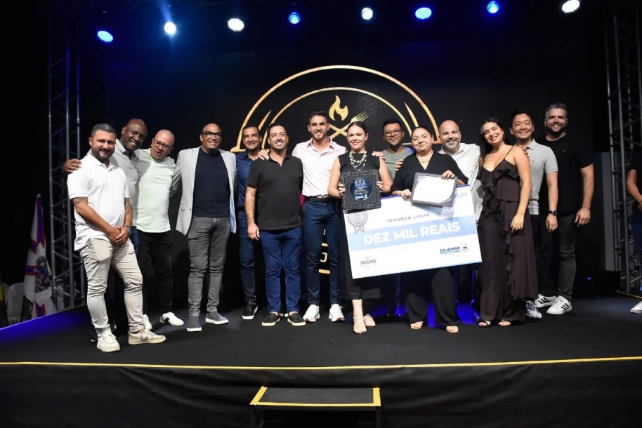 Prefeito Kauãn Berto prestigia a grande final da 2ª edição do Degusta Cajamar 2025