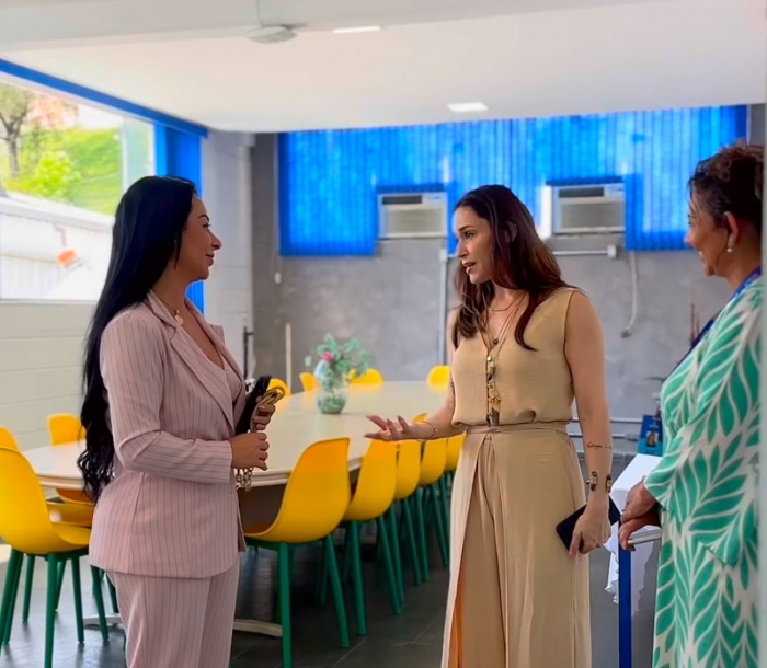 Mirelle Trevisan visita Fundo Social de Cajamar e destaca importância dos Projetos Sociais