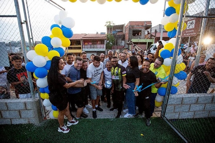 Prefeito Rodrigo Andrade entrega a 1ª fase da revitalização da Arena Araçarizão
