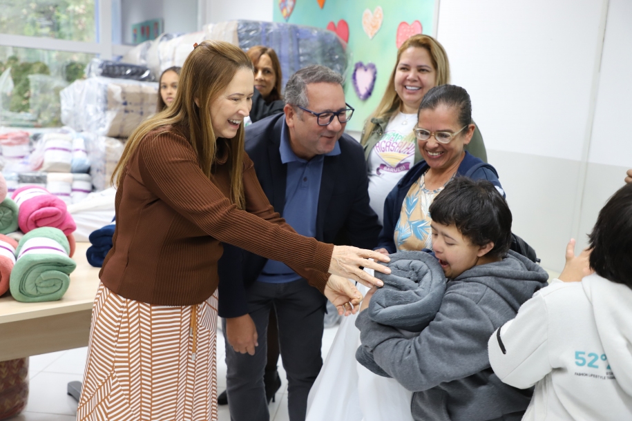 Damaris Piteri prepara a Campanha do Agasalho de Barueri “Tudo Novo”