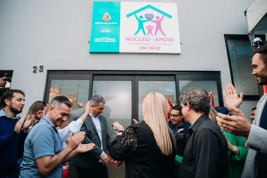 Prefeito Professor Miguel comemora 2 anos do Núcleo de Apoio ao Tratamento de Câncer em Tatuí