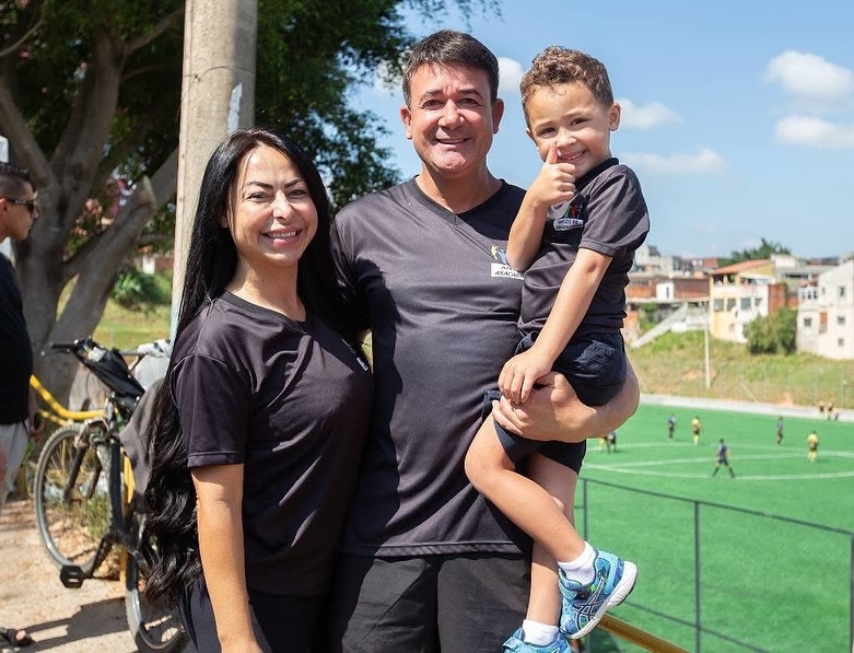 Prefeito Rodrigo Andrade prestigia o Festival do Trabalhador em Araçariguama 