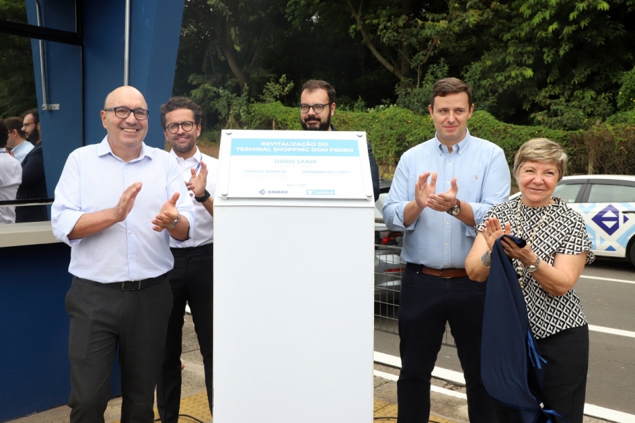 Prefeito Dário Saadi inaugura conclusão das obras de requalificação do Terminal Parque Dom Pedro