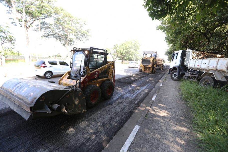 Secretaria de Serviços Públicos de Campinas inicia recapeamento na avenida Lix da Cunha