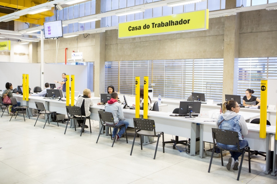 Casa do Trabalhador registra aumento de 23% em contratações