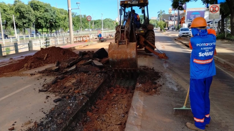 Melhorias na rede de saneamento prolongam interdição
